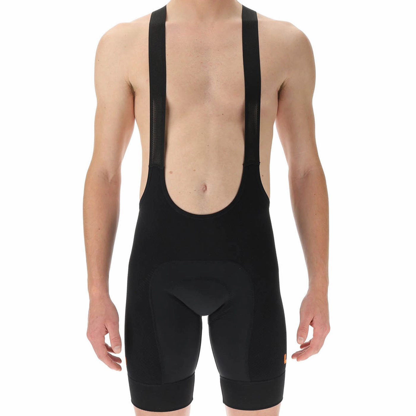 UYN Ridemiles bib shorts - Black orange