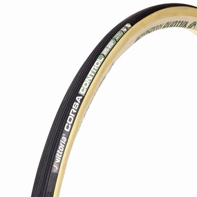 Vittoria Corsa Control Graphene 25 tubular - Black para
