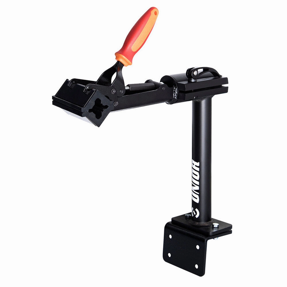 Wall or bench mount clamp, manually adjustable