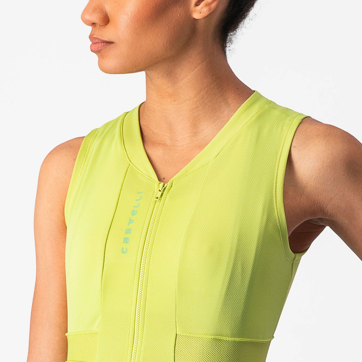 Women's sleeveless top Castelli Soul 4 - Green 