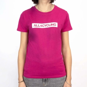 Women's T-Shirt All4cycling - Purple 