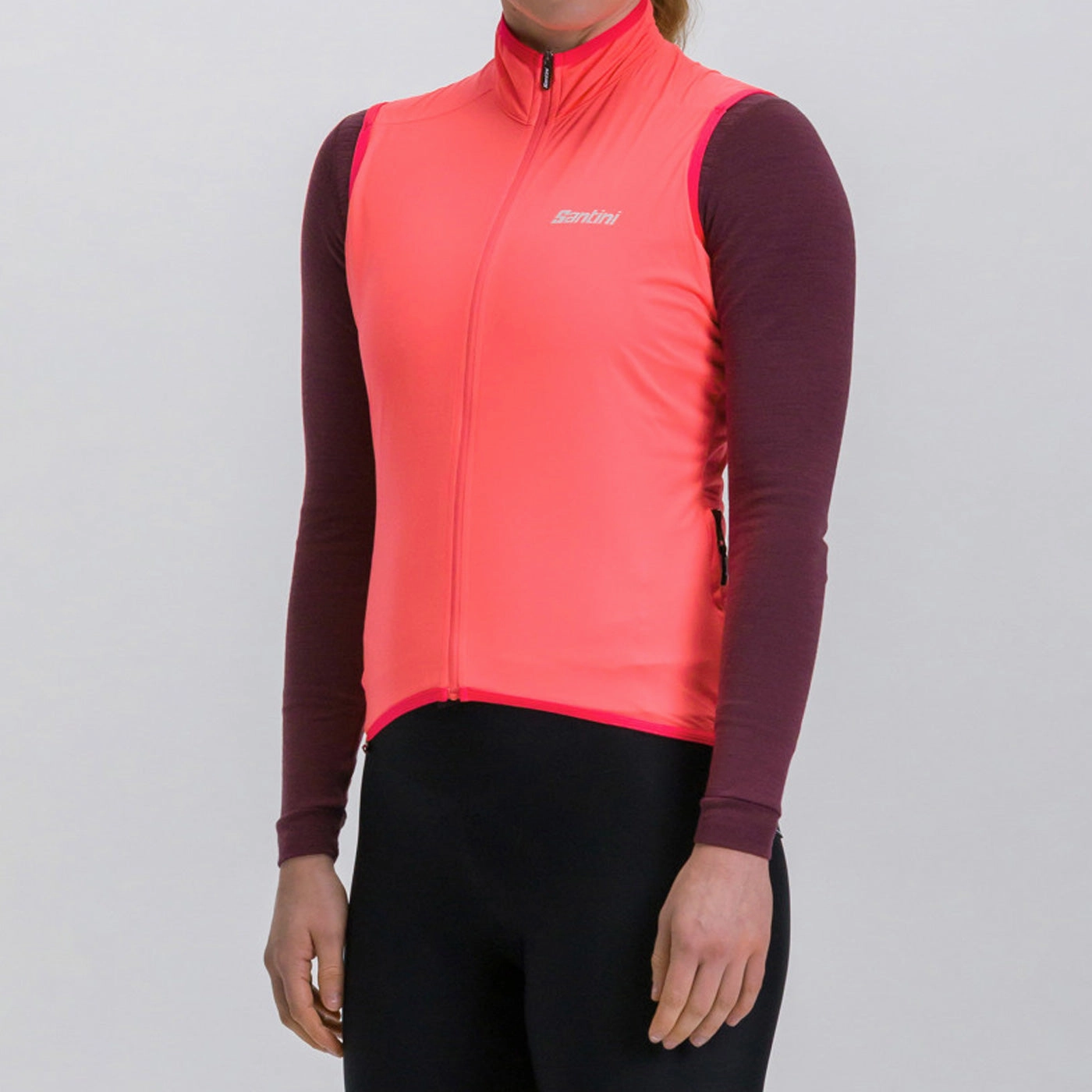 Women's vest Santini Guard Nimbus - Bordeaux