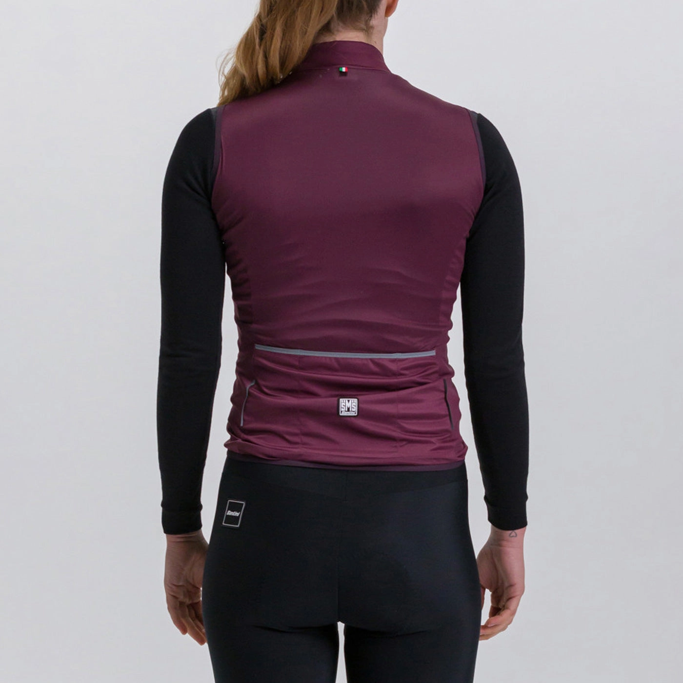 Women's vest Santini Nebula - Bordeaux