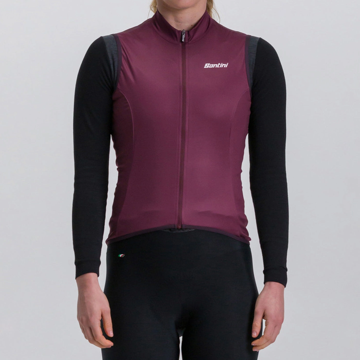 Women's vest Santini Nebula - Bordeaux
