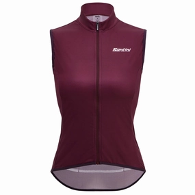Women's vest Santini Nebula - Bordeaux