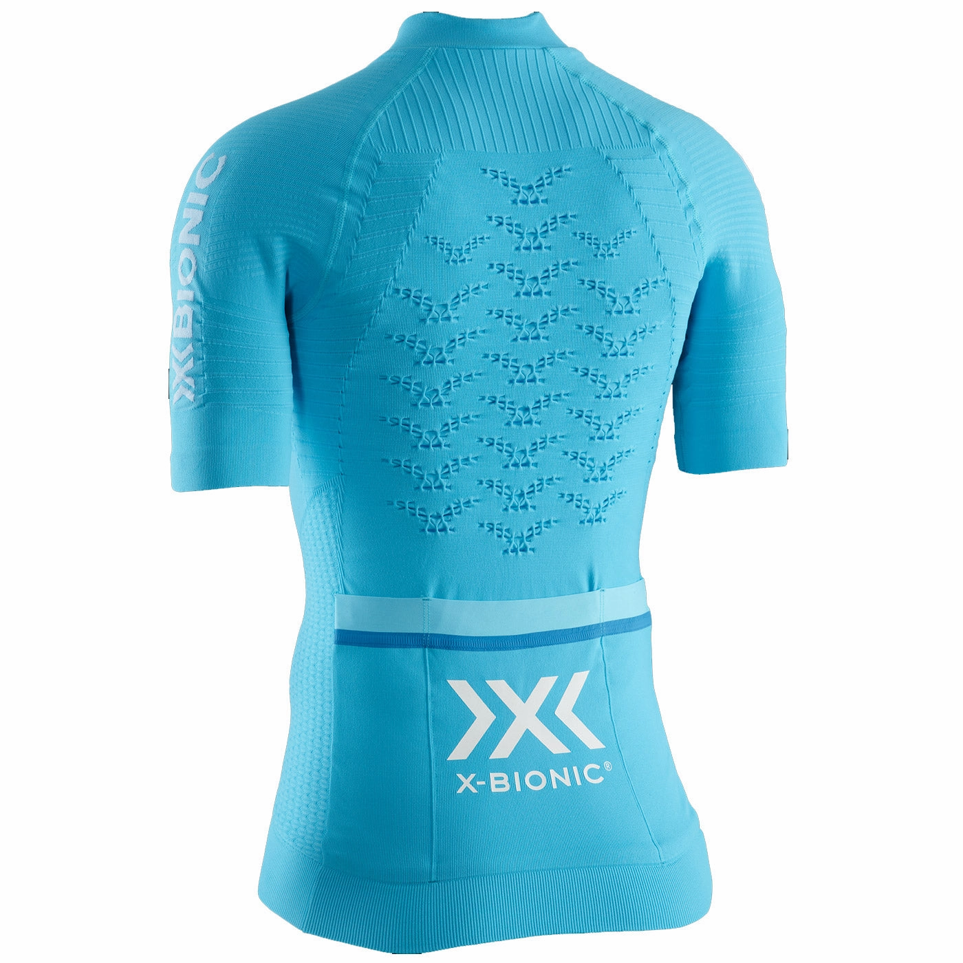 X-Bionic Effektor 4.0 Bike Zip woman jersey - Light blue
