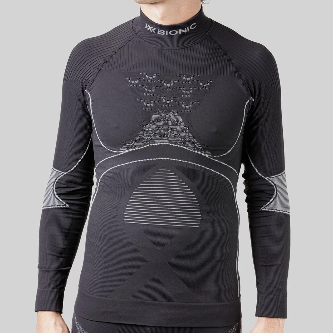 X-Bionic Energy Accumulator 4.0 Turtleneck  long sleeve base layer - Grey
