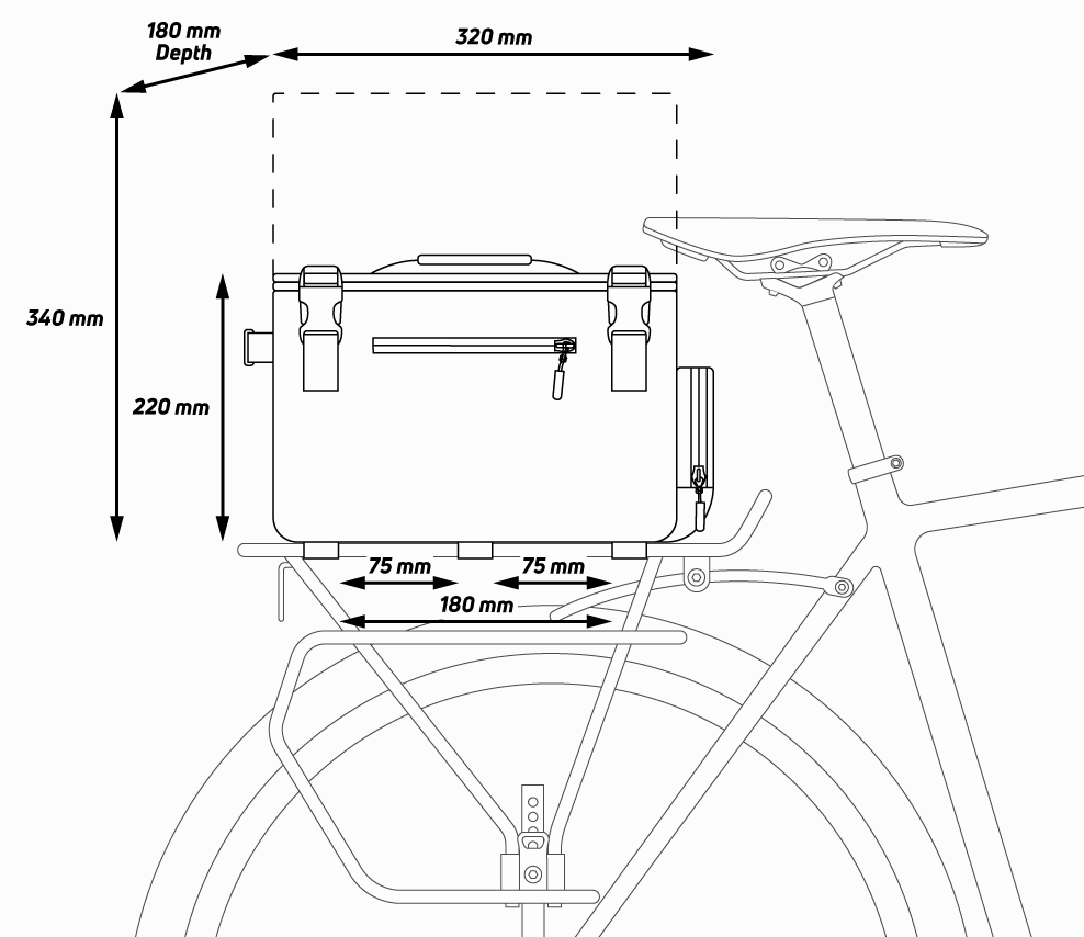 Zefal Z Traveler 60 Rack Bag