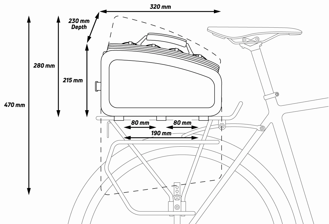 Zefal Z Traveler 80 Rack Bag
